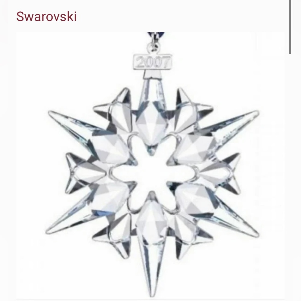Swarovski 2007 Annual Edition Crystal Snowflake Ornament - Picture 6 of 6